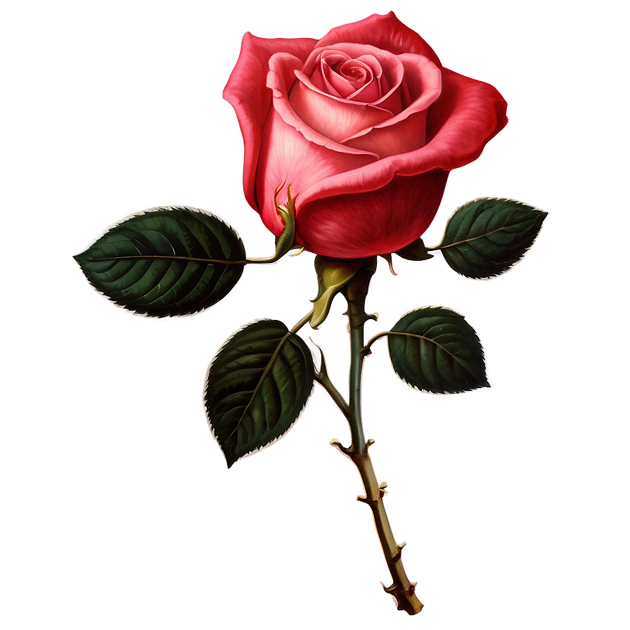 Vintage Rose Memory Png 82 PNG image