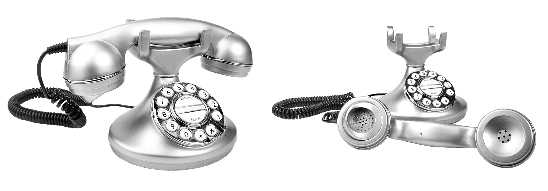 Vintage Rotary Phones PNG image