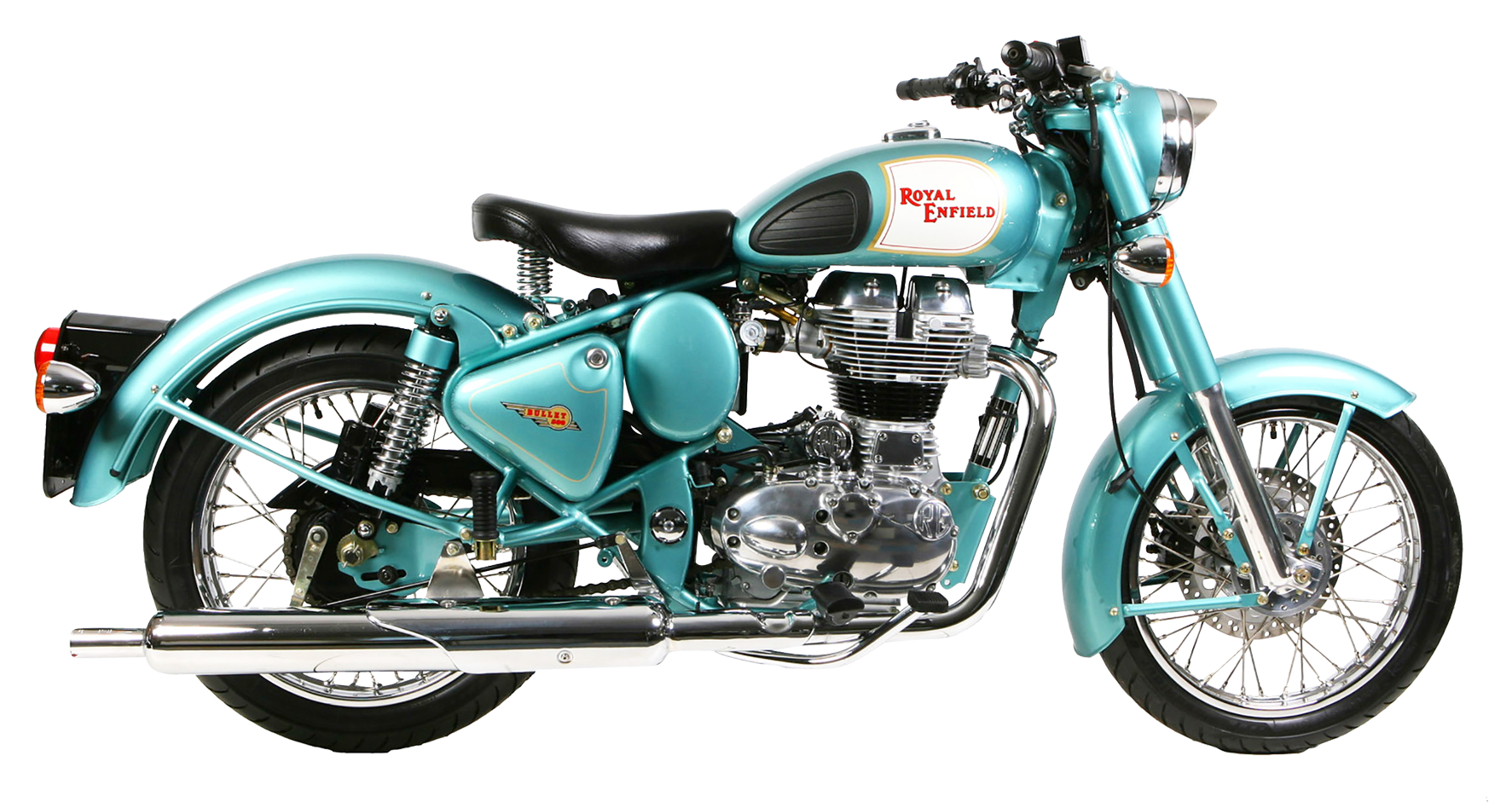 Vintage Royal Enfield Motorcycle PNG image