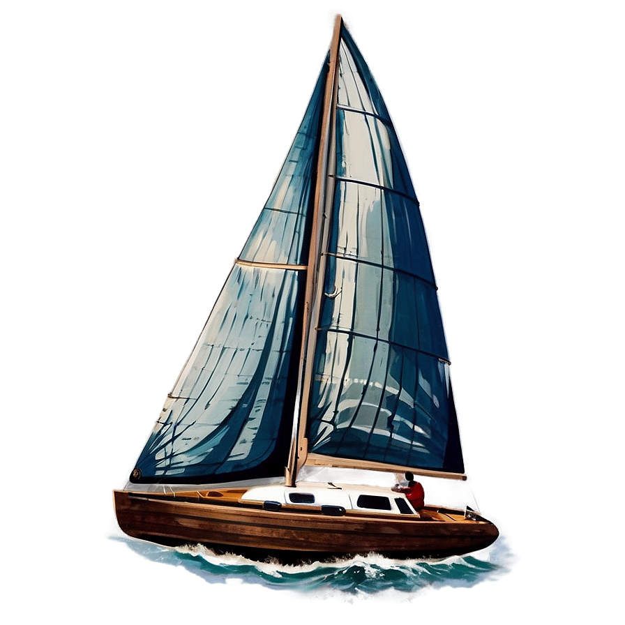 Vintage Sailboat Design Png 53 PNG image