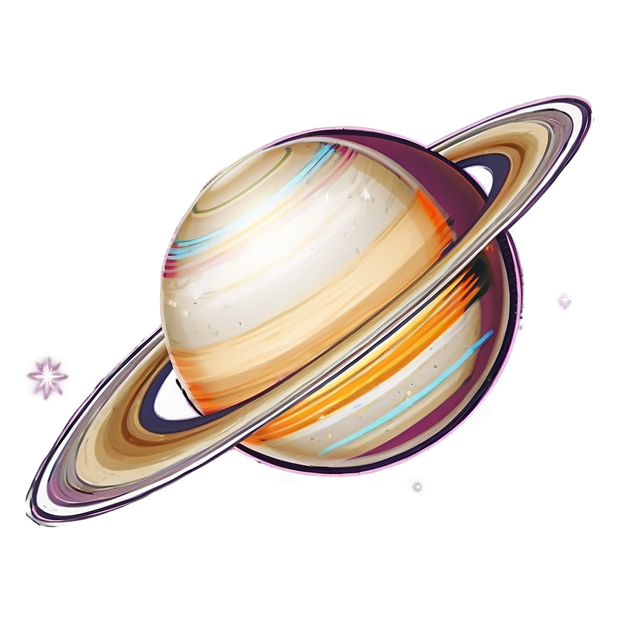 Vintage Saturn Drawing Png Ayc PNG image