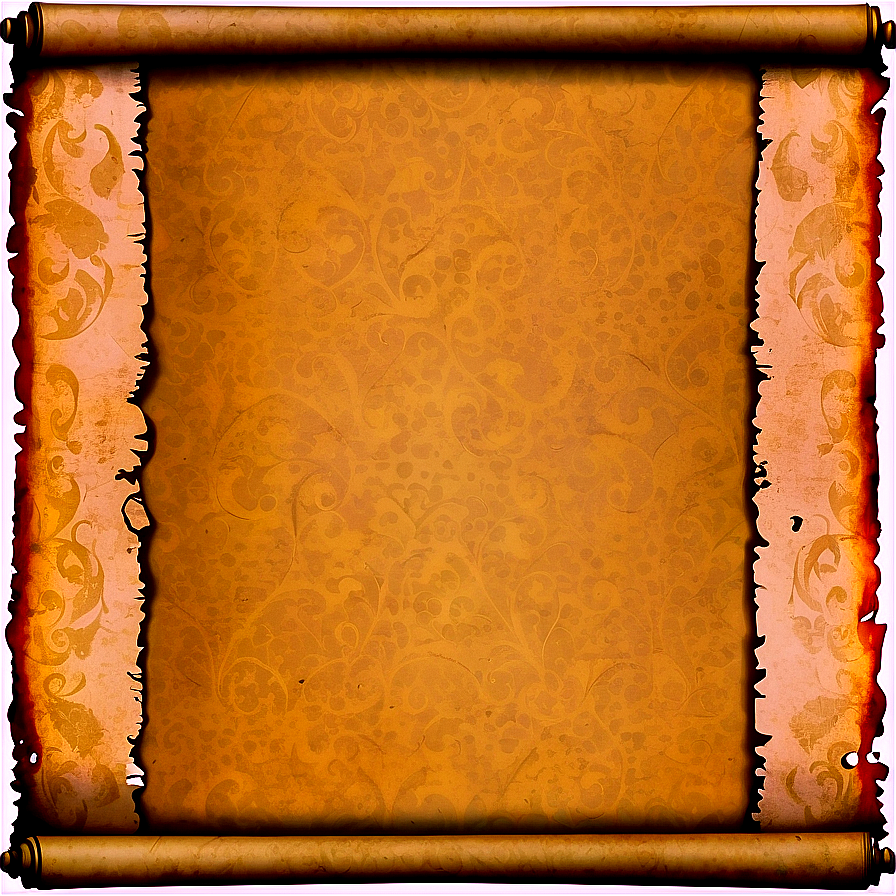 Vintage Scroll Parchment Png Ayv PNG image