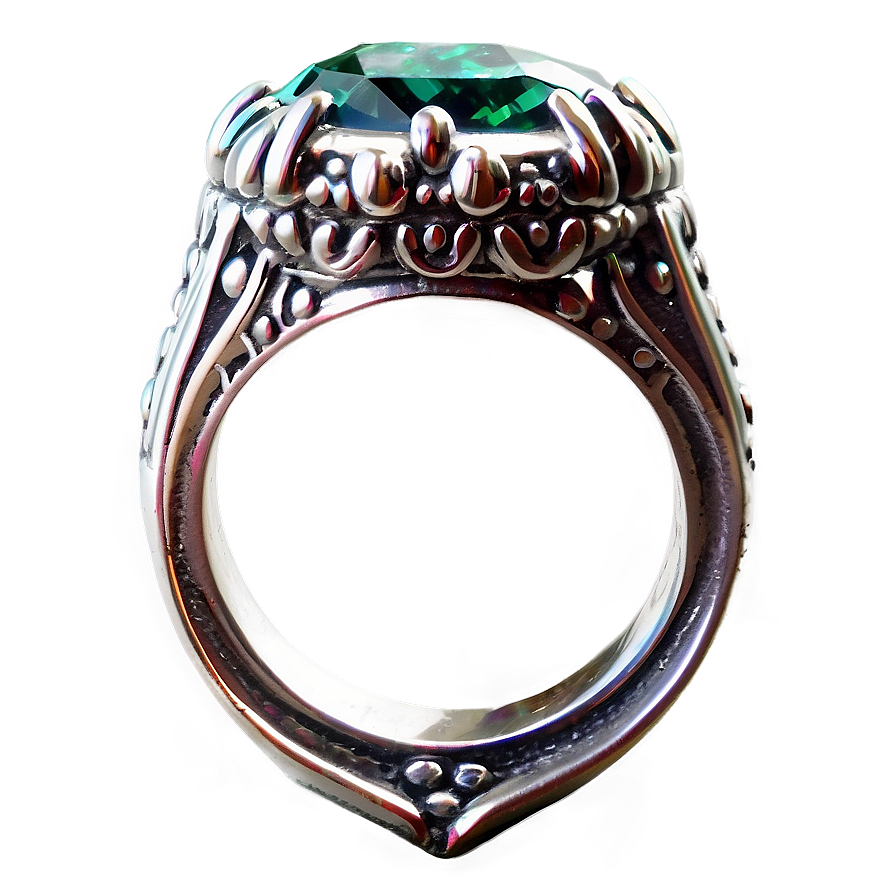 Vintage Silver Ring Png Tvc PNG image