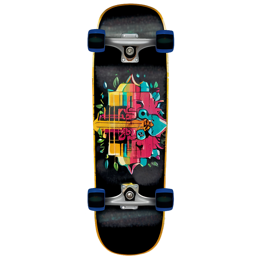 Vintage Skateboard Png Pwa5 PNG image