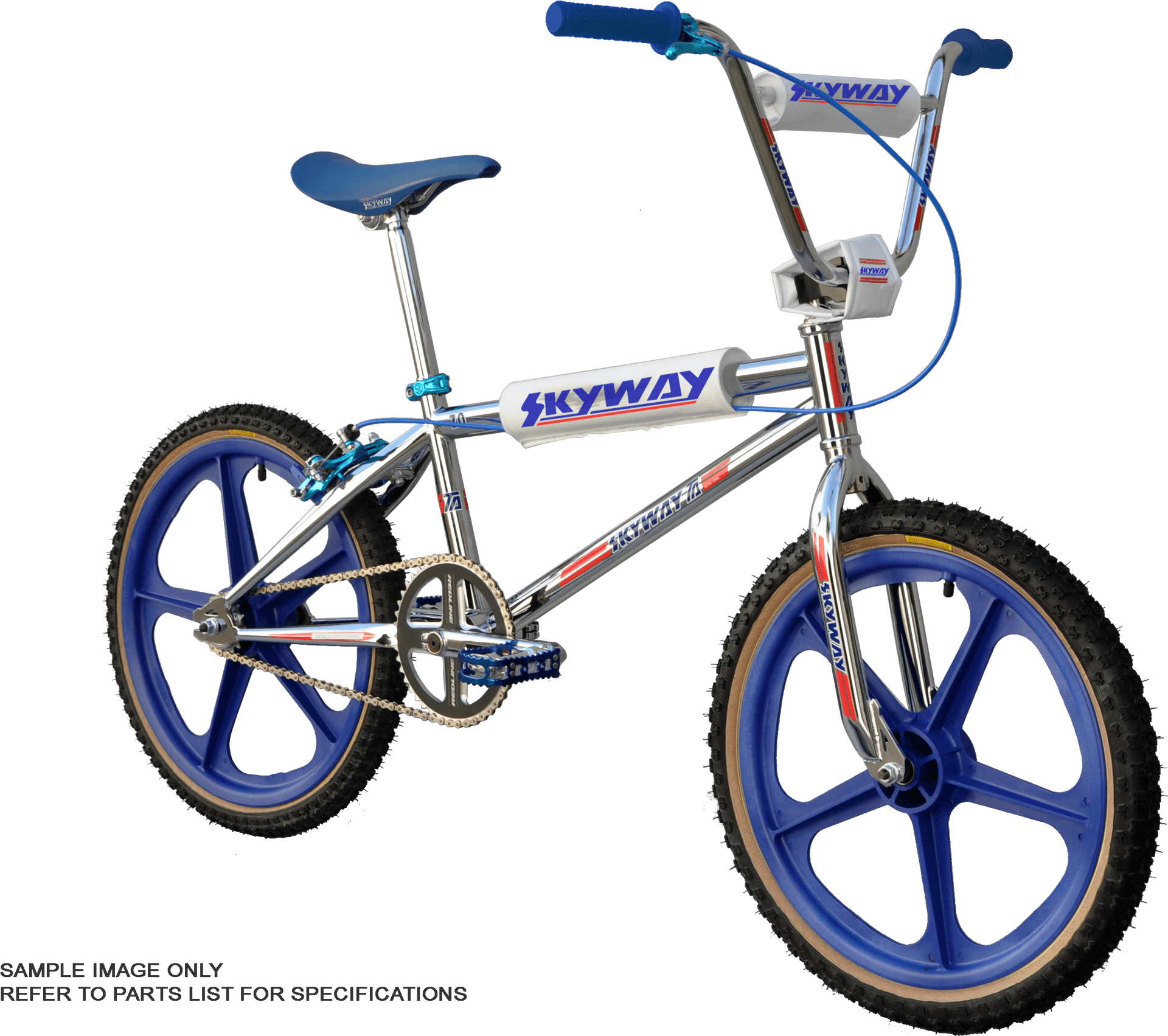 Vintage Skyway B M X Bike PNG image
