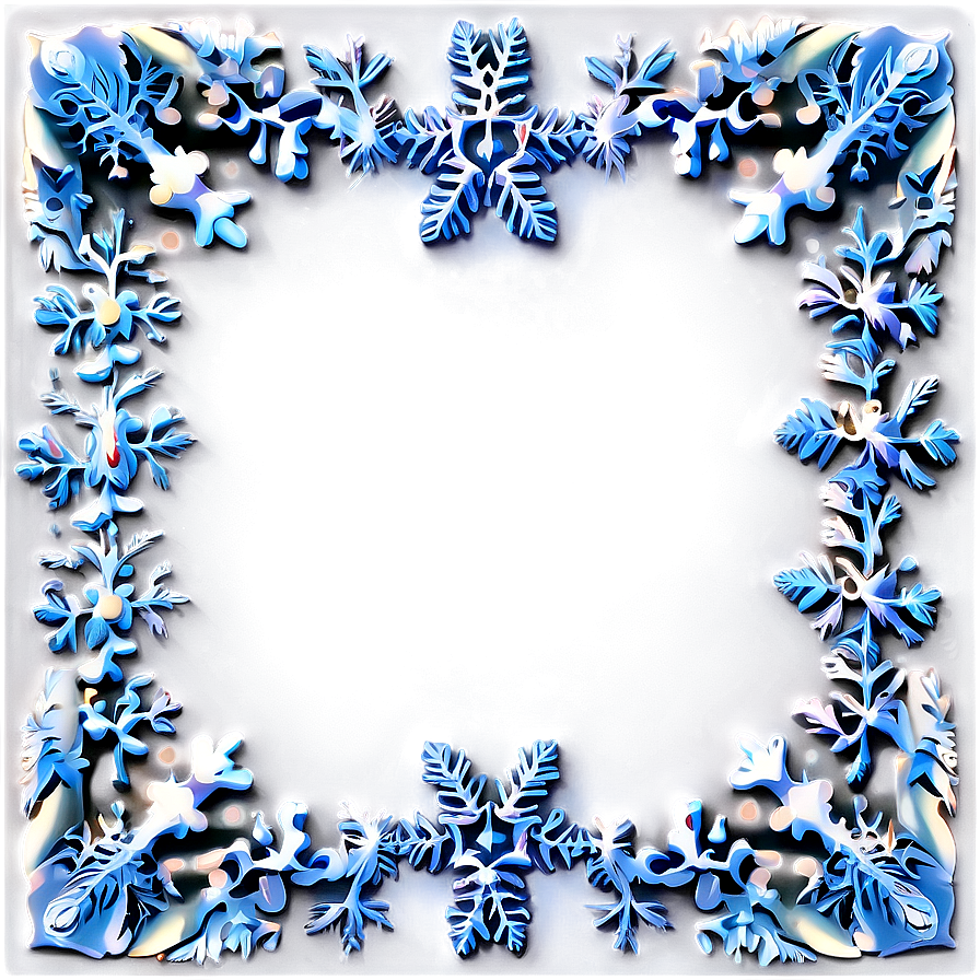 Vintage Snow Border Png Xmh71 PNG image