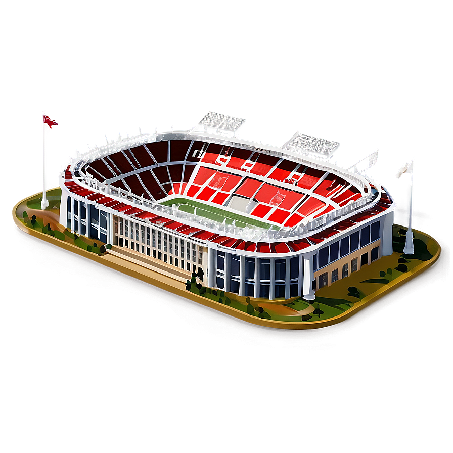 Vintage Soccer Stadium Architecture Png Rht37 PNG image