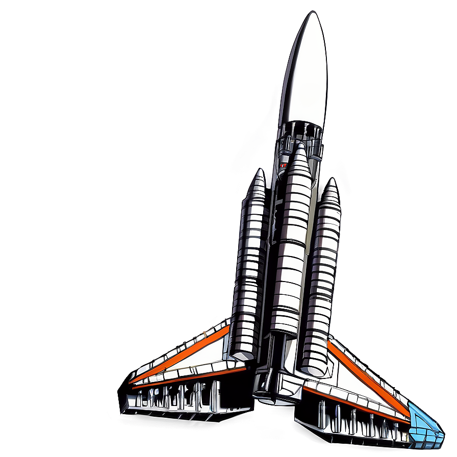 Vintage Spacecraft Drawing Png 34 PNG image