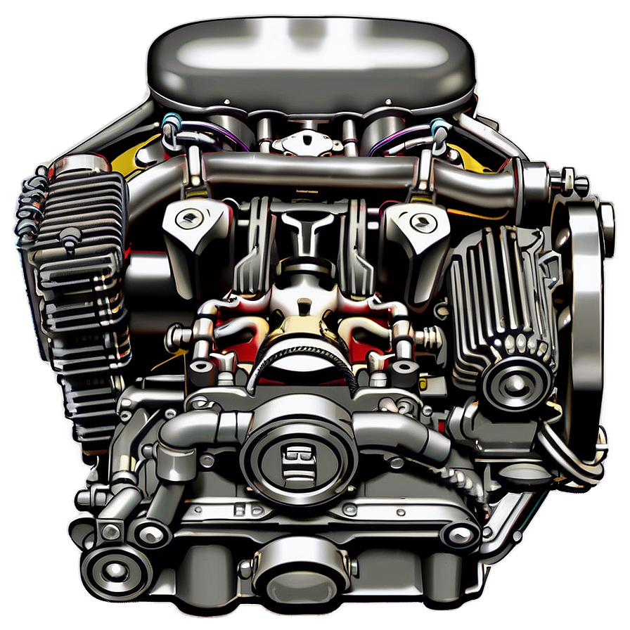 Vintage Sports Car Engine Operation Png 95 PNG image