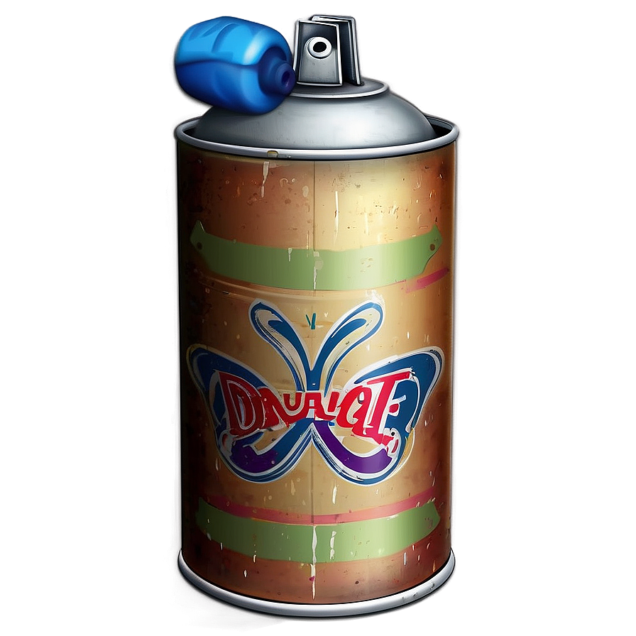 Vintage Spray Paint Can Png Clg PNG image