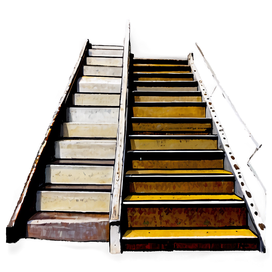 Vintage Staircase Png 06122024 PNG image