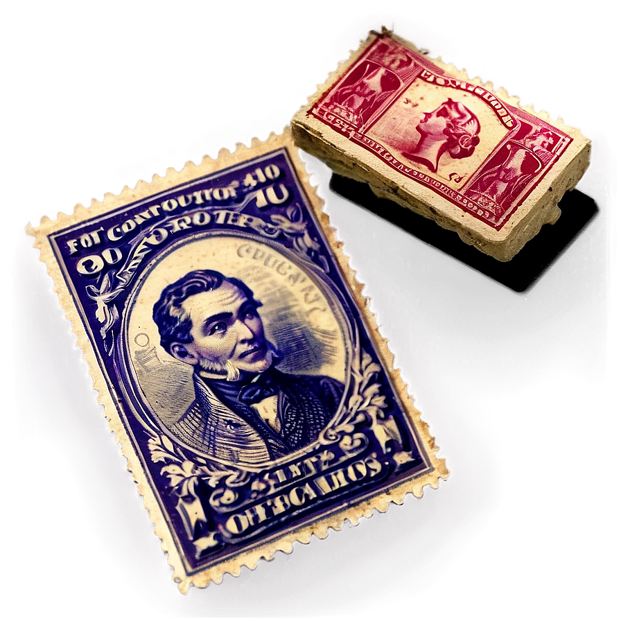 Vintage Stamp Collection Png 06282024 PNG image