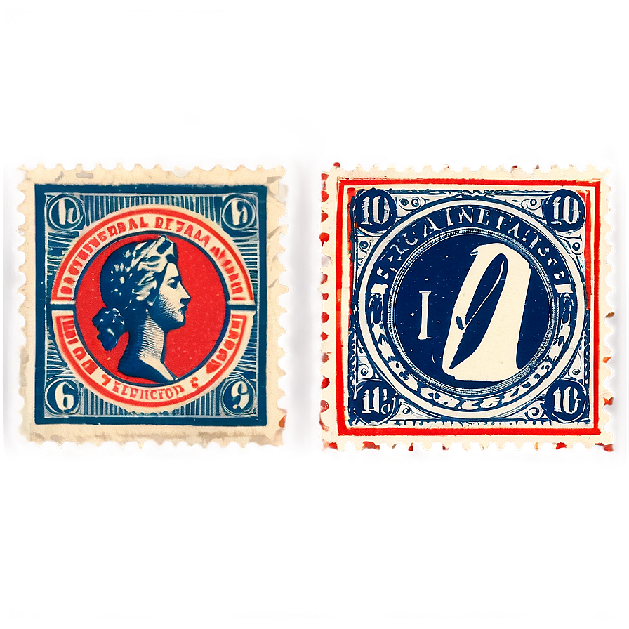 Vintage Stamp Digital Png Tdx PNG image