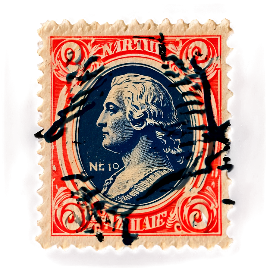 Vintage Stamp Editable Png 40 PNG image