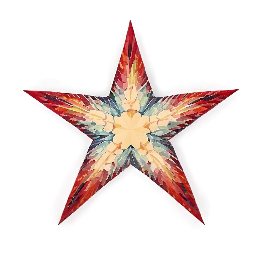 Vintage Star Pattern Png 93 PNG image