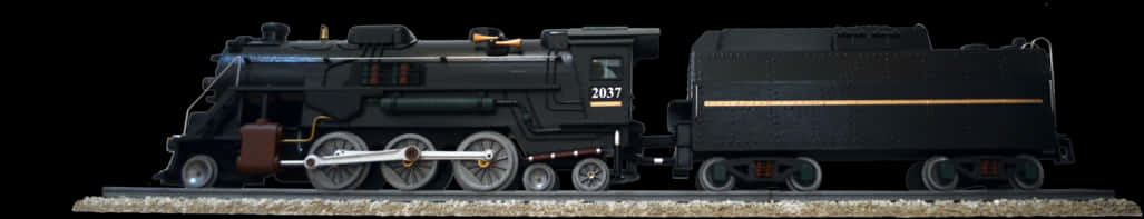 Vintage Steam Locomotive2037 PNG image