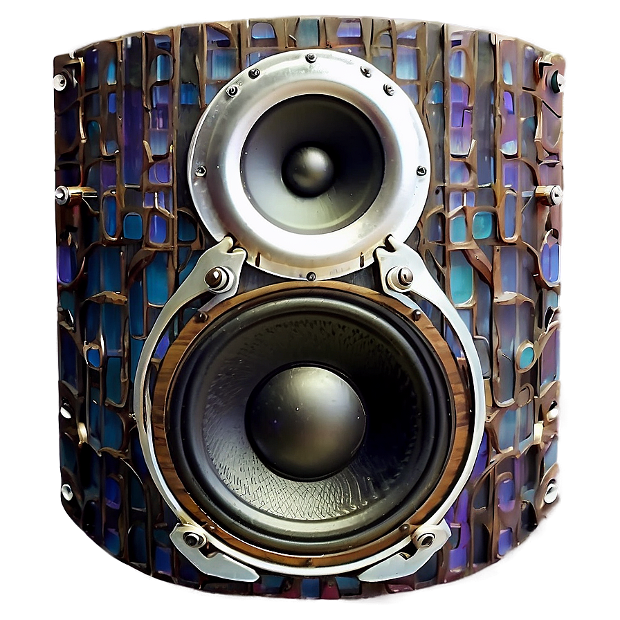 Vintage Stereo Speaker Png 72 PNG image