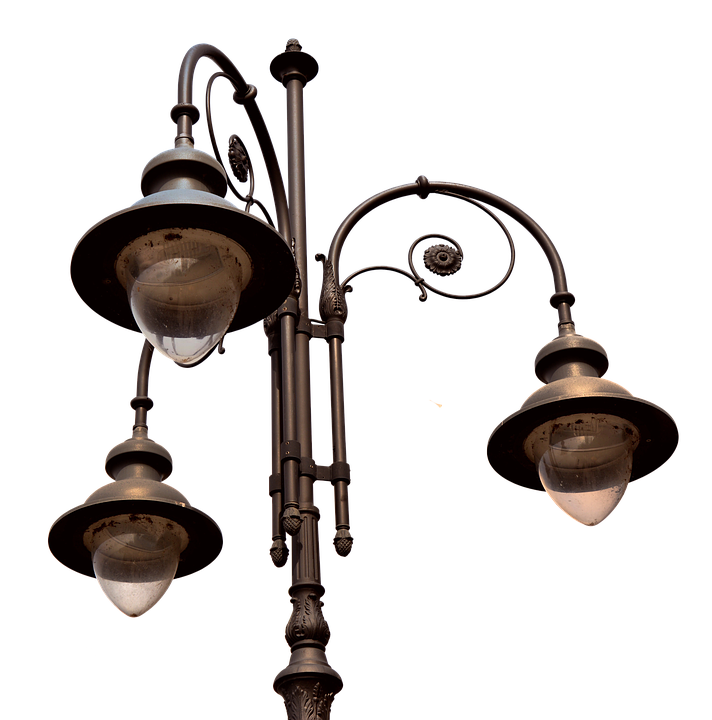 Vintage Street Lamp Design PNG image