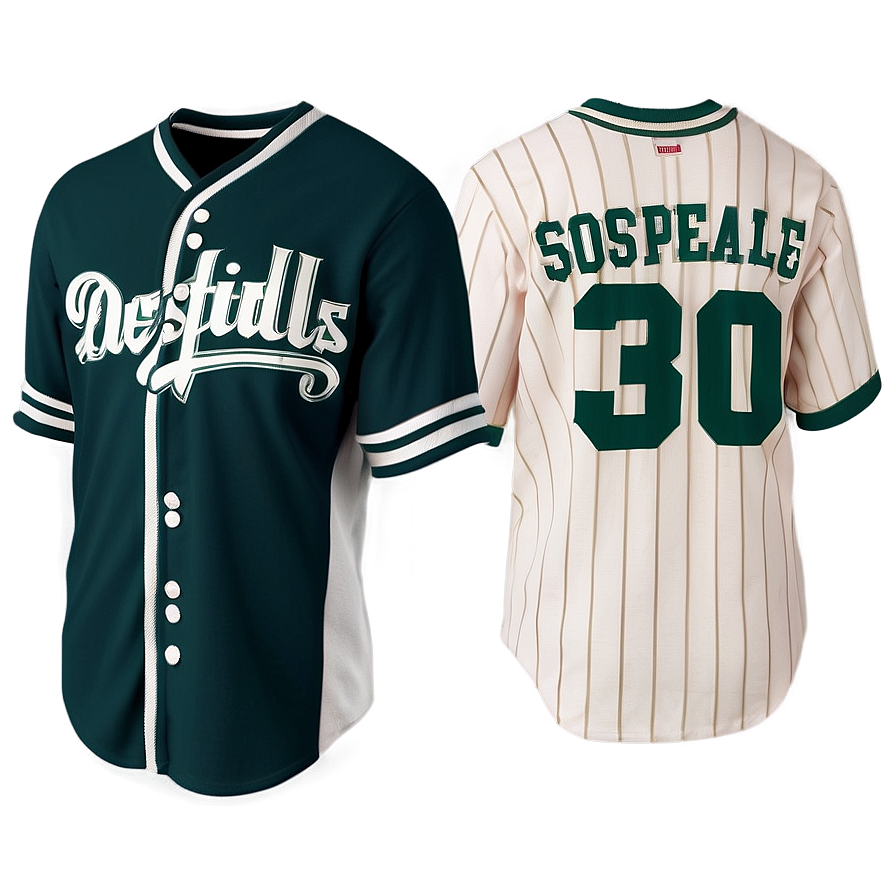 Vintage Style Baseball Jersey Png 06282024 PNG image