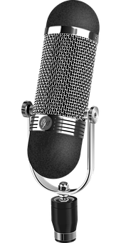Vintage Style Microphone PNG image