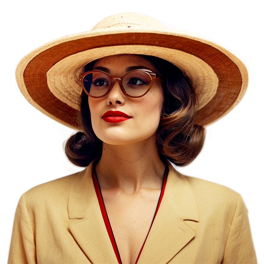 Vintage Style Woman Png Uha PNG image