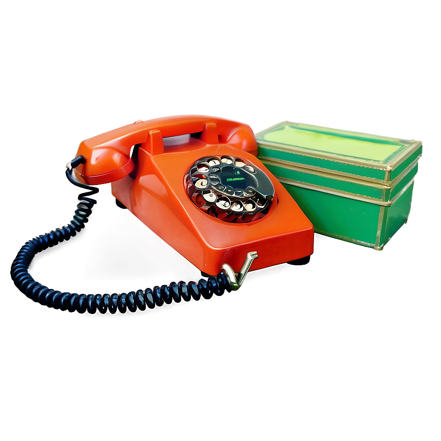 Vintage Styled Phone Png 1 PNG image