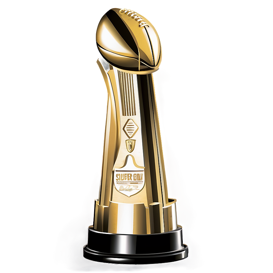 Vintage Super Bowl Trophy Png Lop19 PNG image