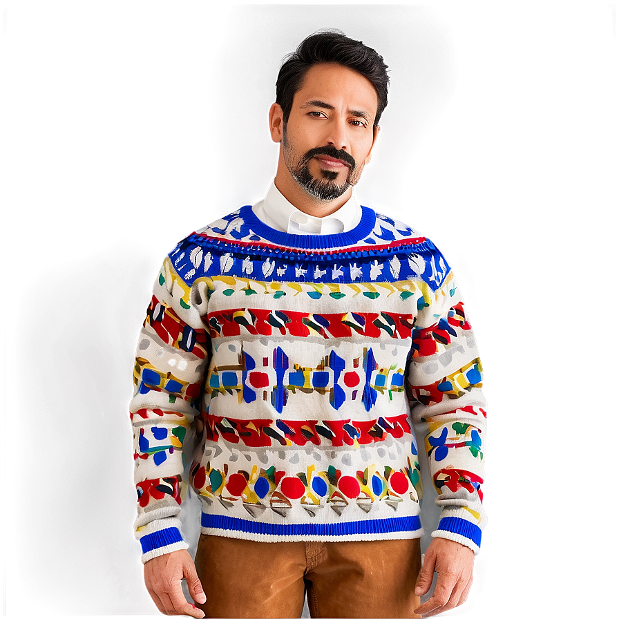 Vintage Sweater Pattern Png 06292024 PNG image