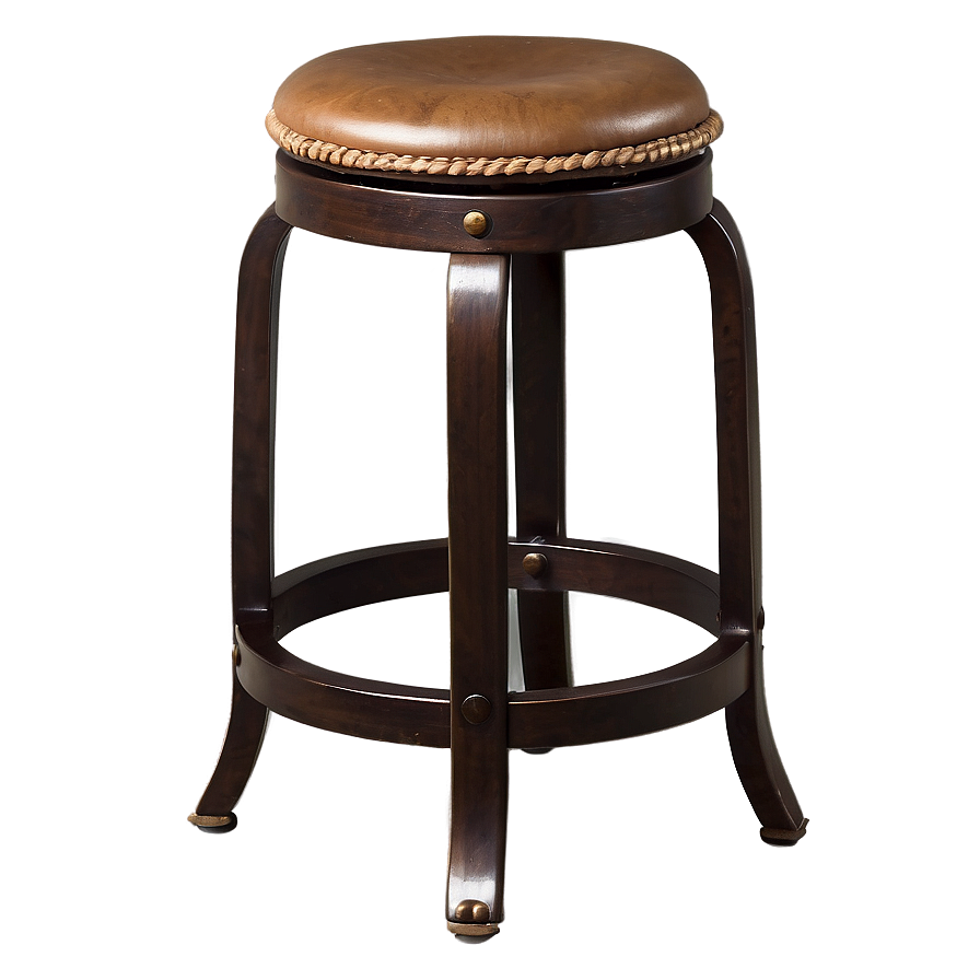 Vintage Swivel Barstool Png 06282024 PNG image