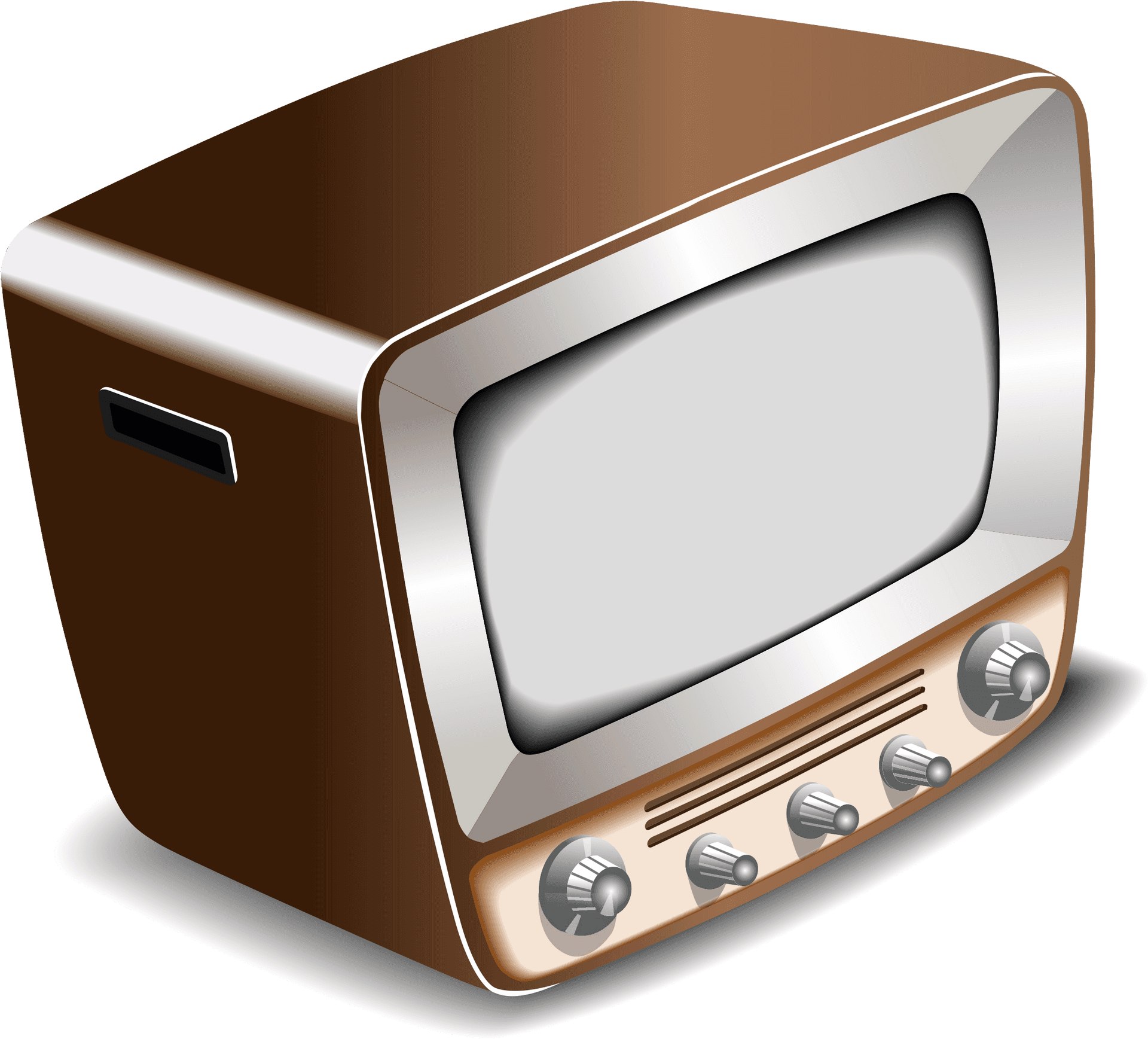 Vintage T V Icon PNG image