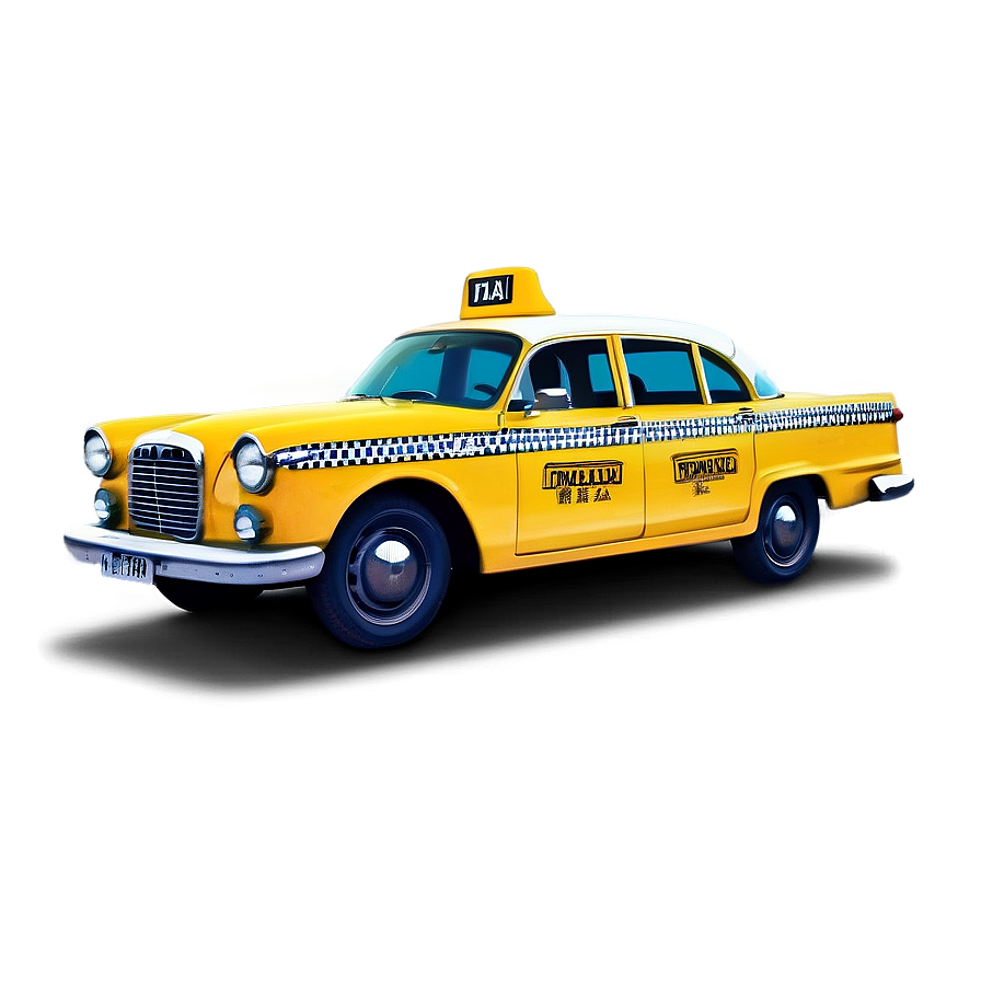 Vintage Taxi Cab Png Ehj80 PNG image