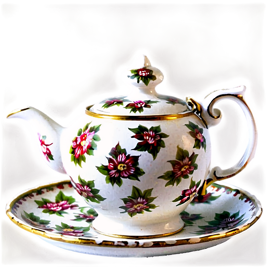 Vintage Tea Tray Png 80 PNG image