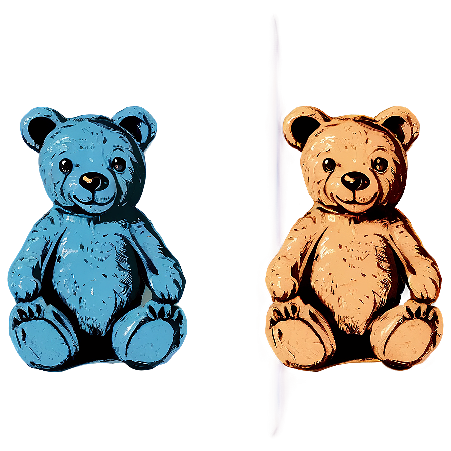 Vintage Teddy Bear Clipart Png 06282024 PNG image