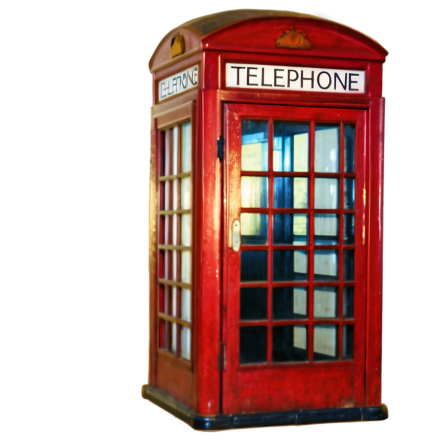 Vintage Telephone Box Png 33 PNG image