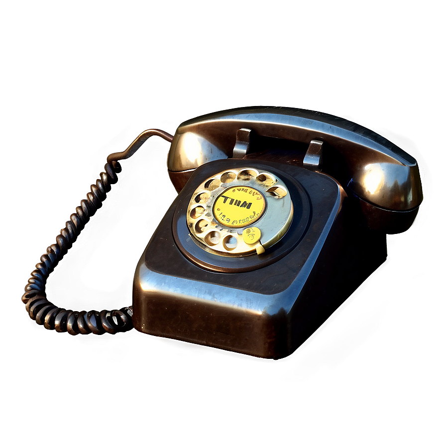 Vintage Telephone Png Dmi PNG image