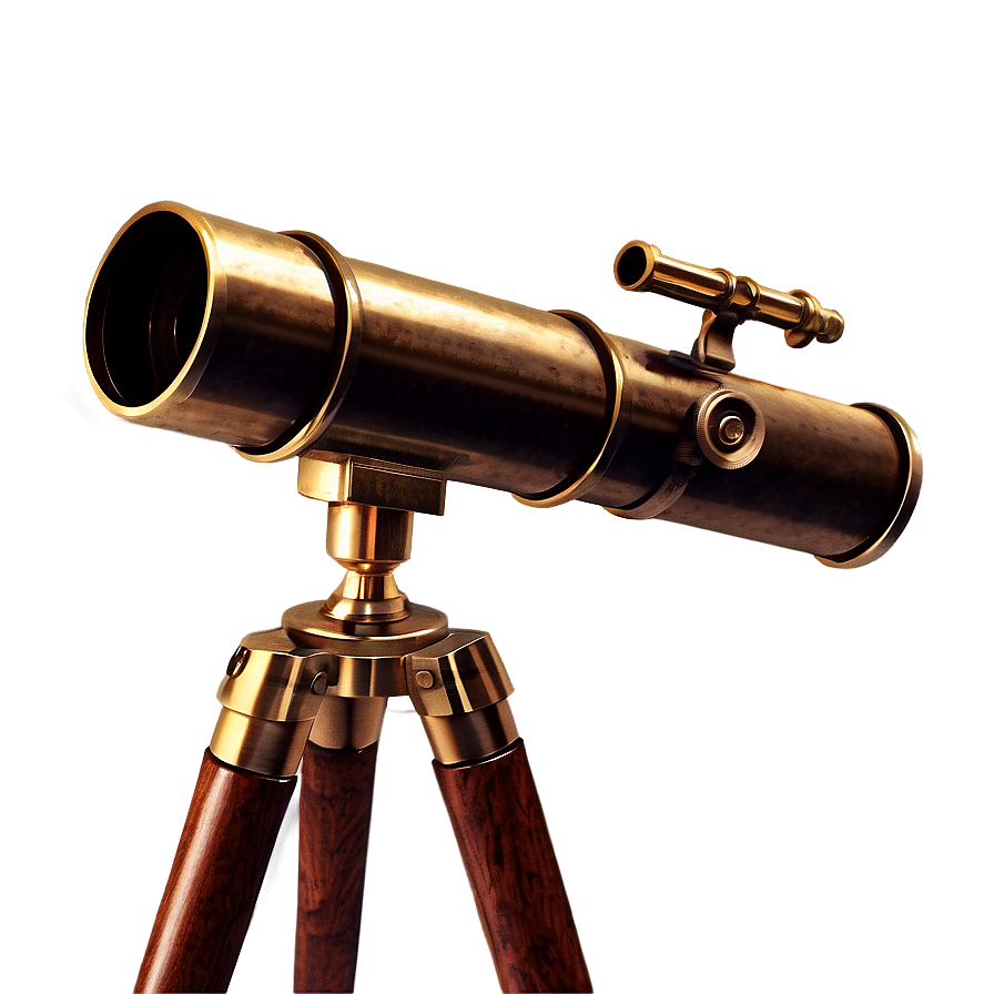 Vintage Telescope Png Xkq5 PNG image