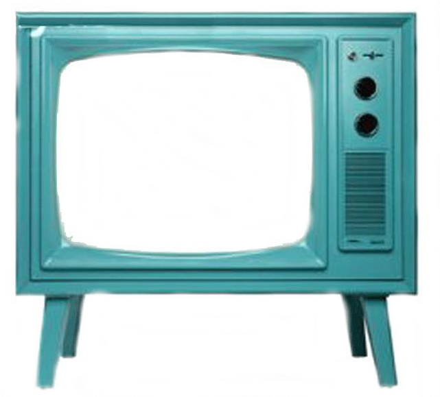 Vintage Television Illustration PNG image