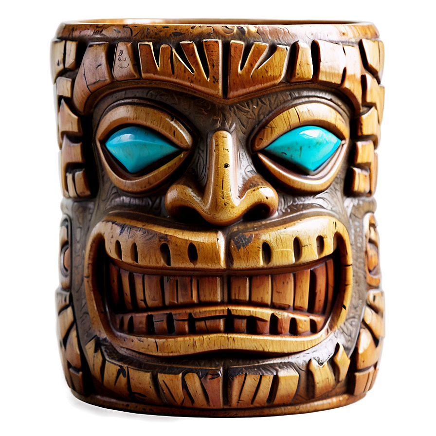 Vintage Tiki Mug Png 06132024 PNG image