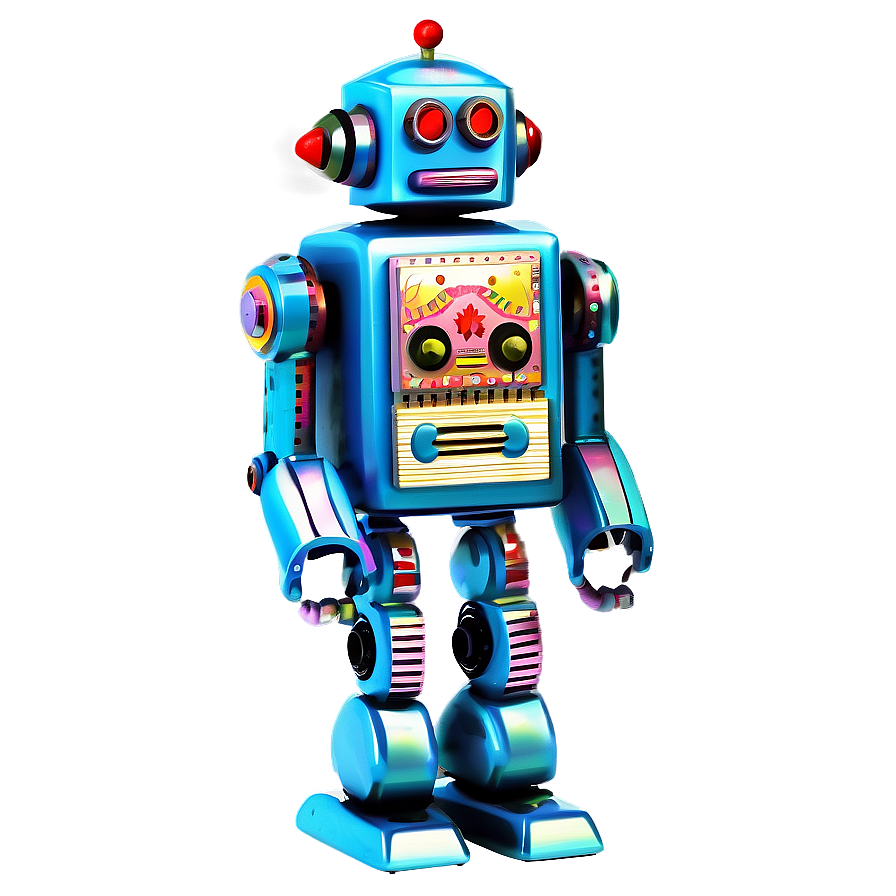 Vintage Toy Robot Png 05212024 PNG image