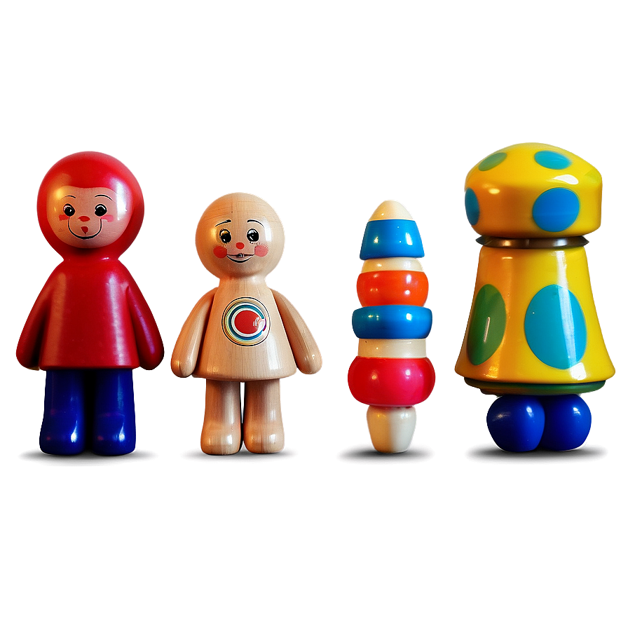 Vintage Toys Png Kwe44 PNG image