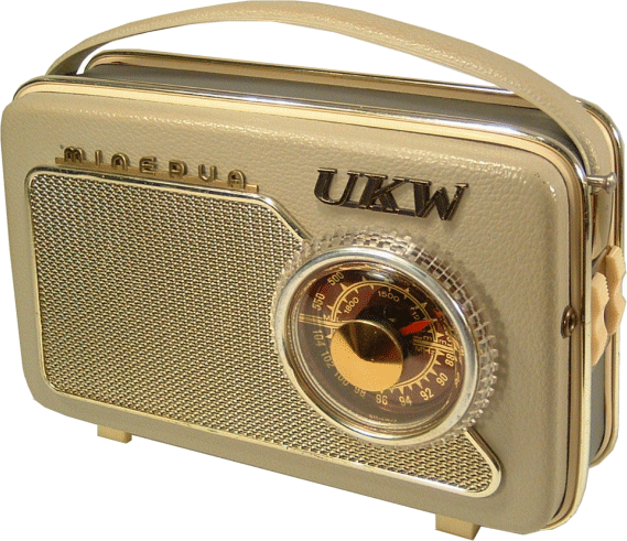 Vintage Transistor Radio PNG image
