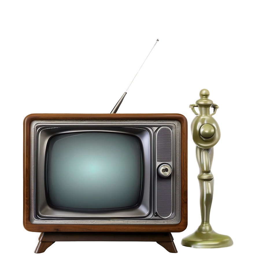 Vintage Tv Set Design Png 05252024 PNG image