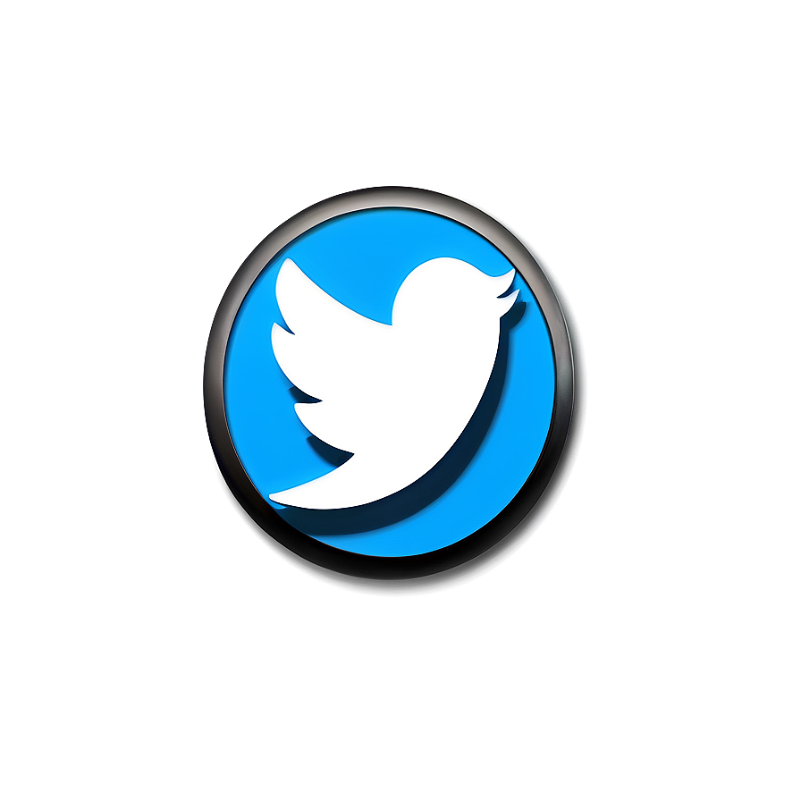 Vintage Twitter Logo Png 05212024 PNG image