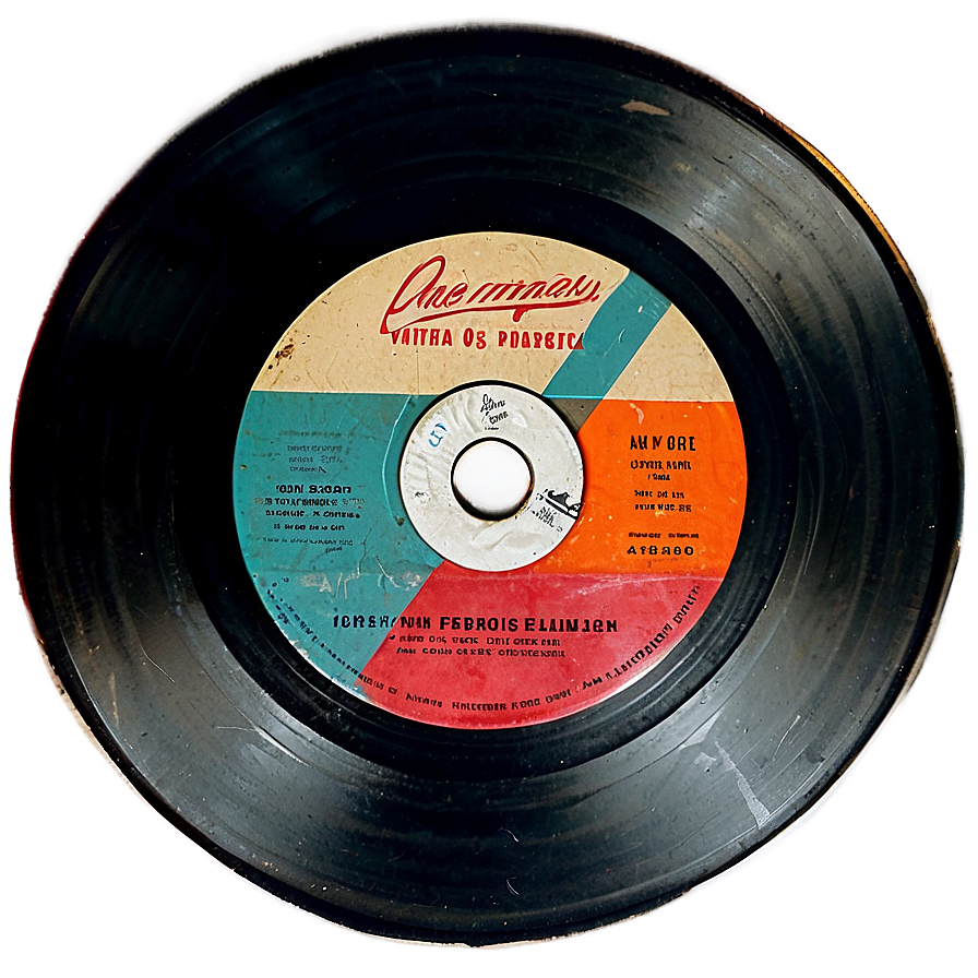 Vintage Vinyl Record Png Qry47 PNG image