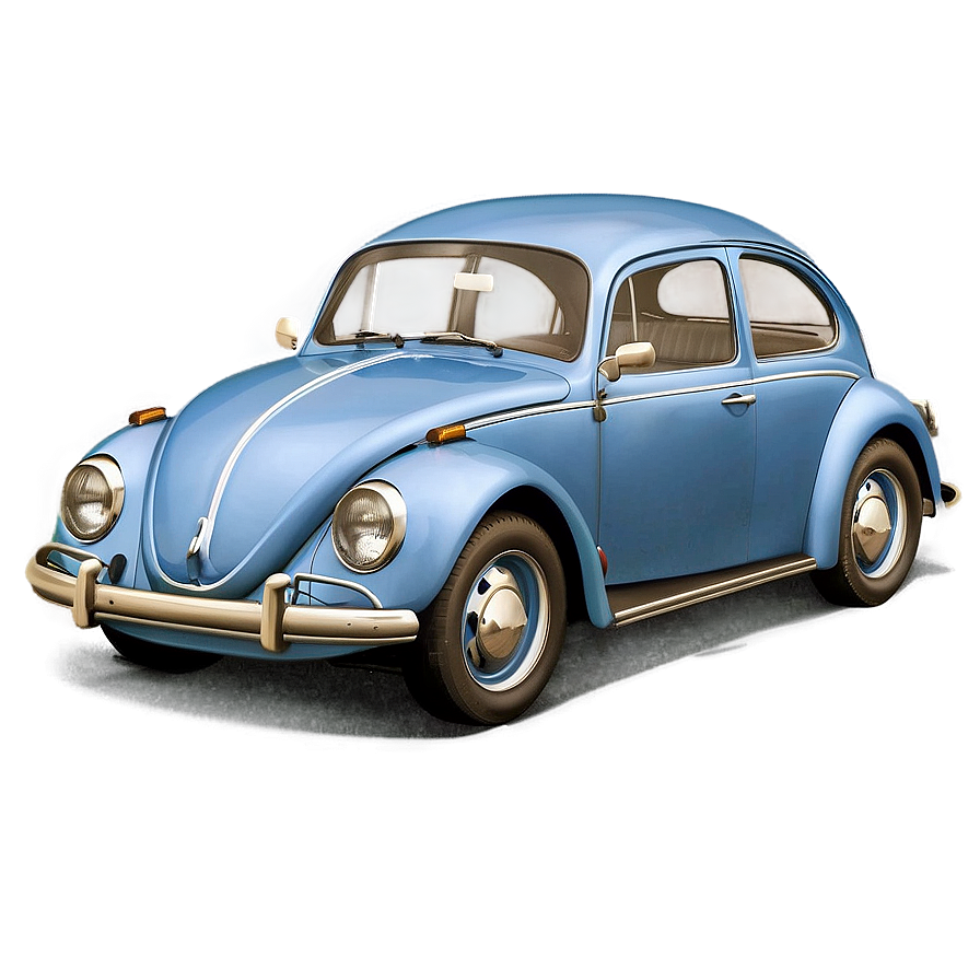 Vintage Volkswagen Beetle Png 06292024 PNG image