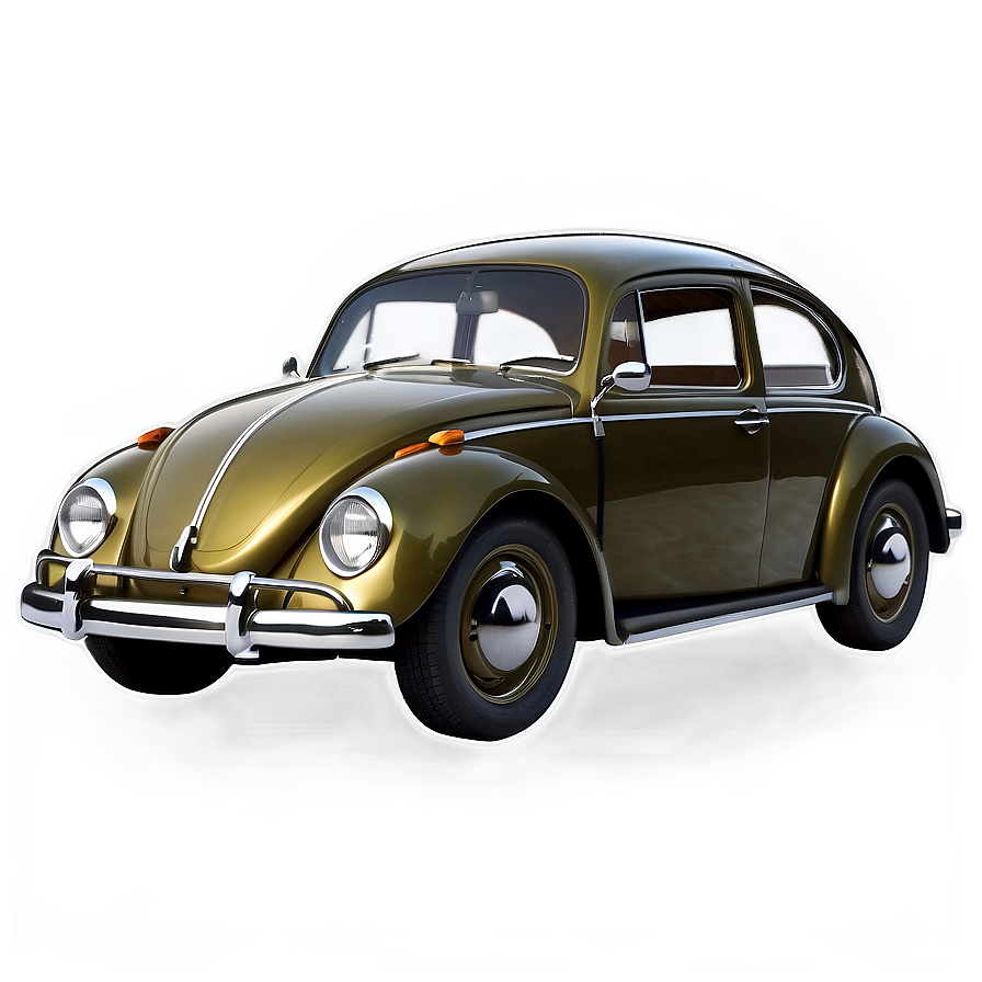 Vintage Volkswagen Beetle Png 06292024 PNG image