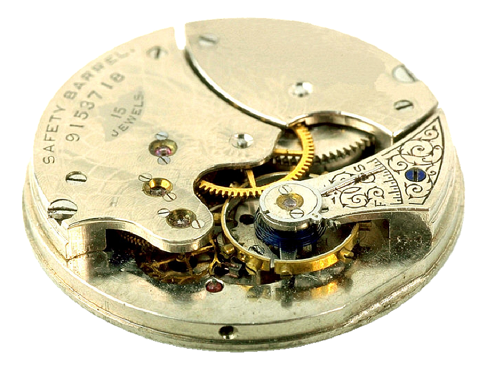 Vintage Watch Mechanism PNG image