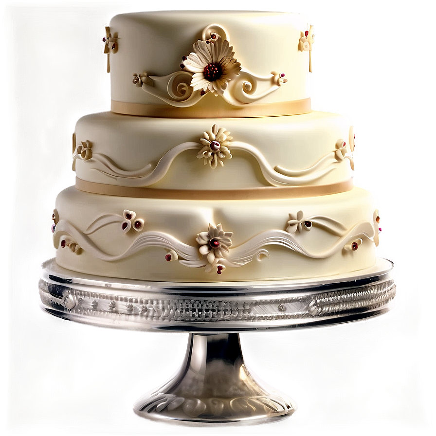 Vintage Wedding Cake Design Png 06122024 PNG image