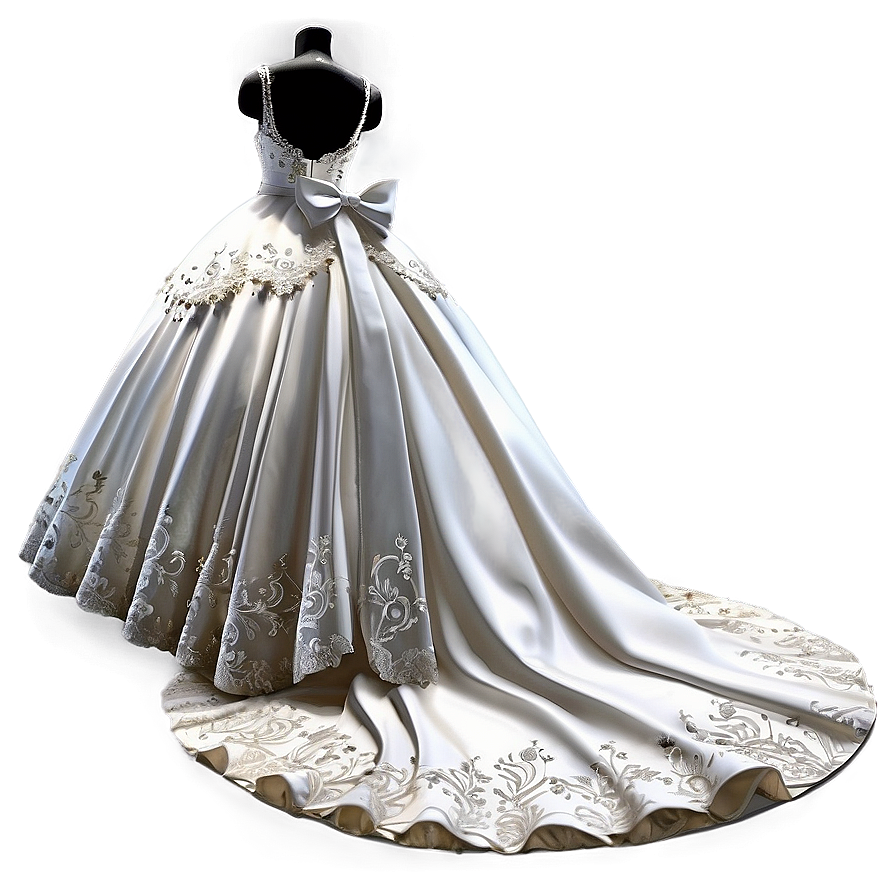 Vintage Wedding Dress Png 78 PNG image