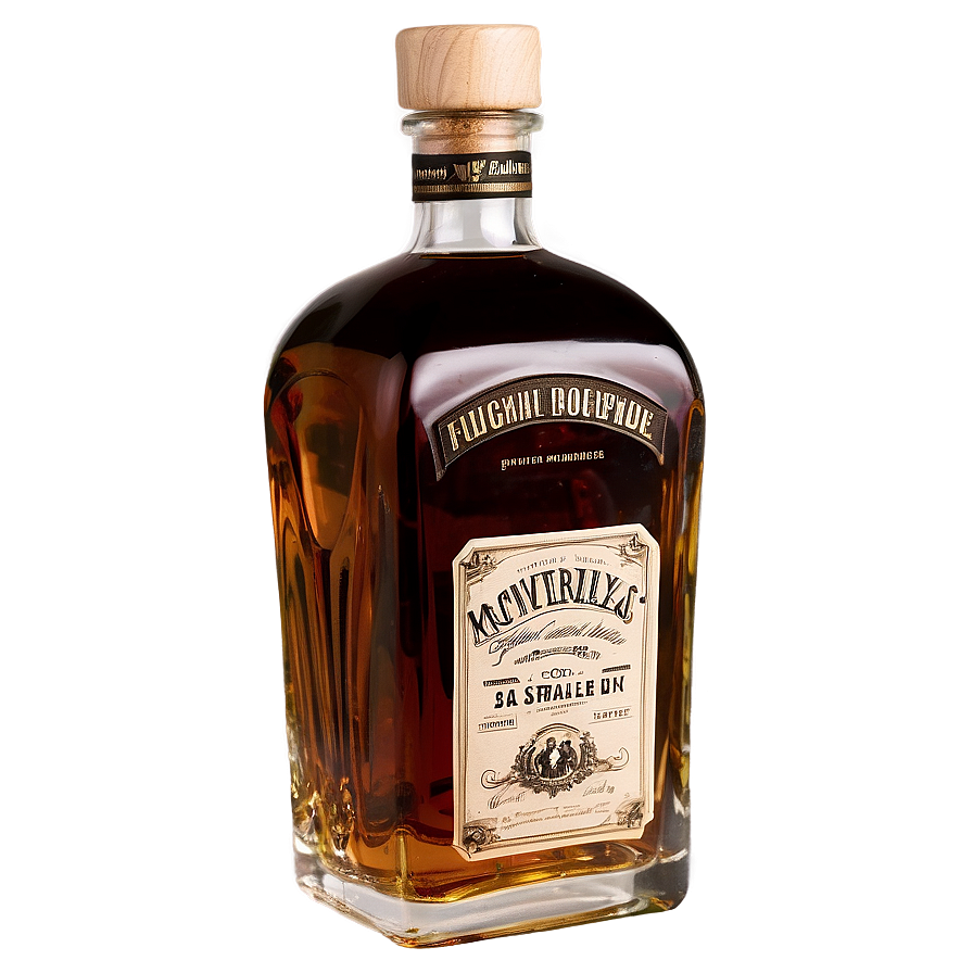 Vintage Whiskey Bottle Png 06212024 PNG image